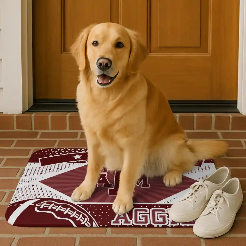 customized-texas-am-aggies-football-crest-maroon-black-doormat-high-quality.webp