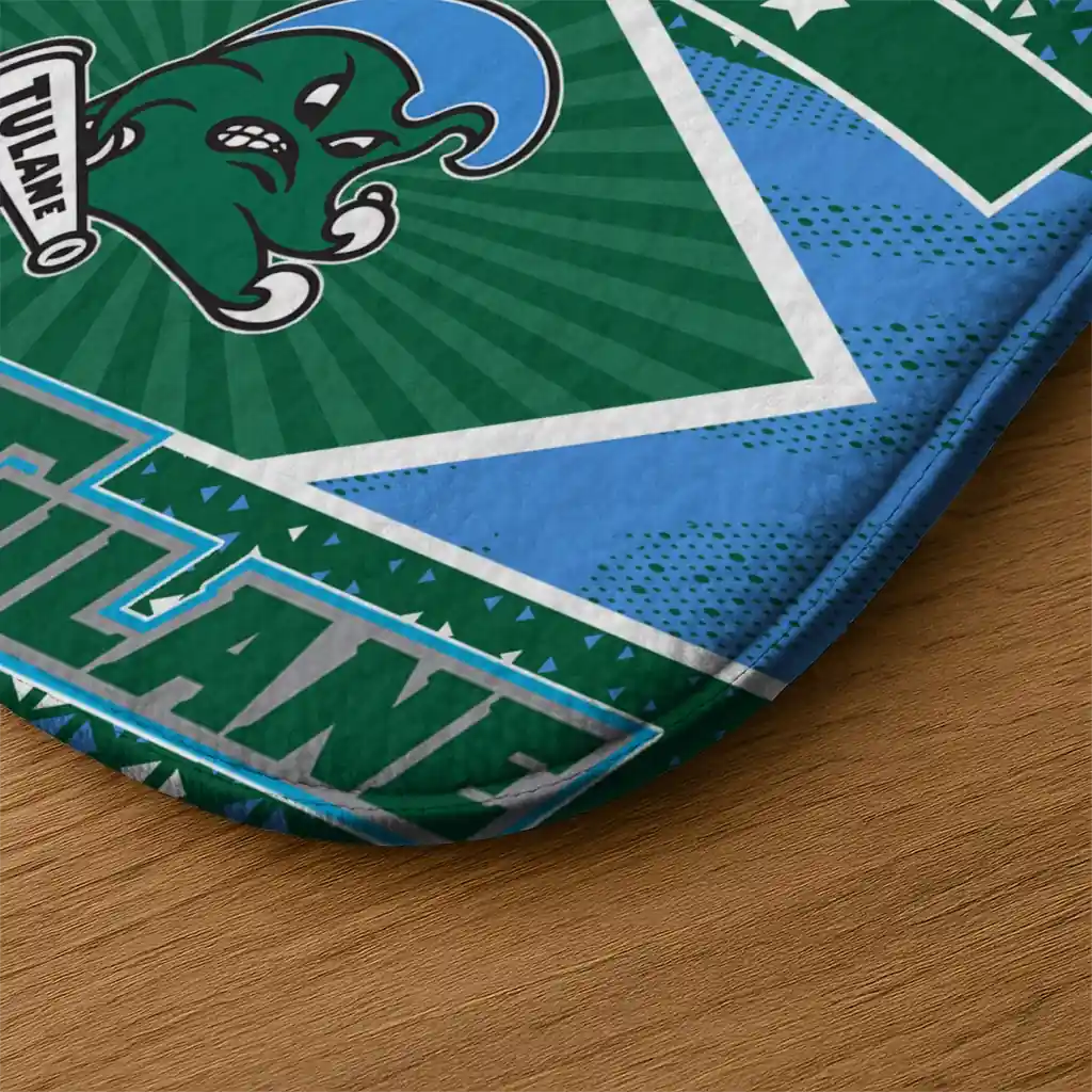 customized-tulane-green-wave-football-crest-green-black-doormat-latest-model.webp