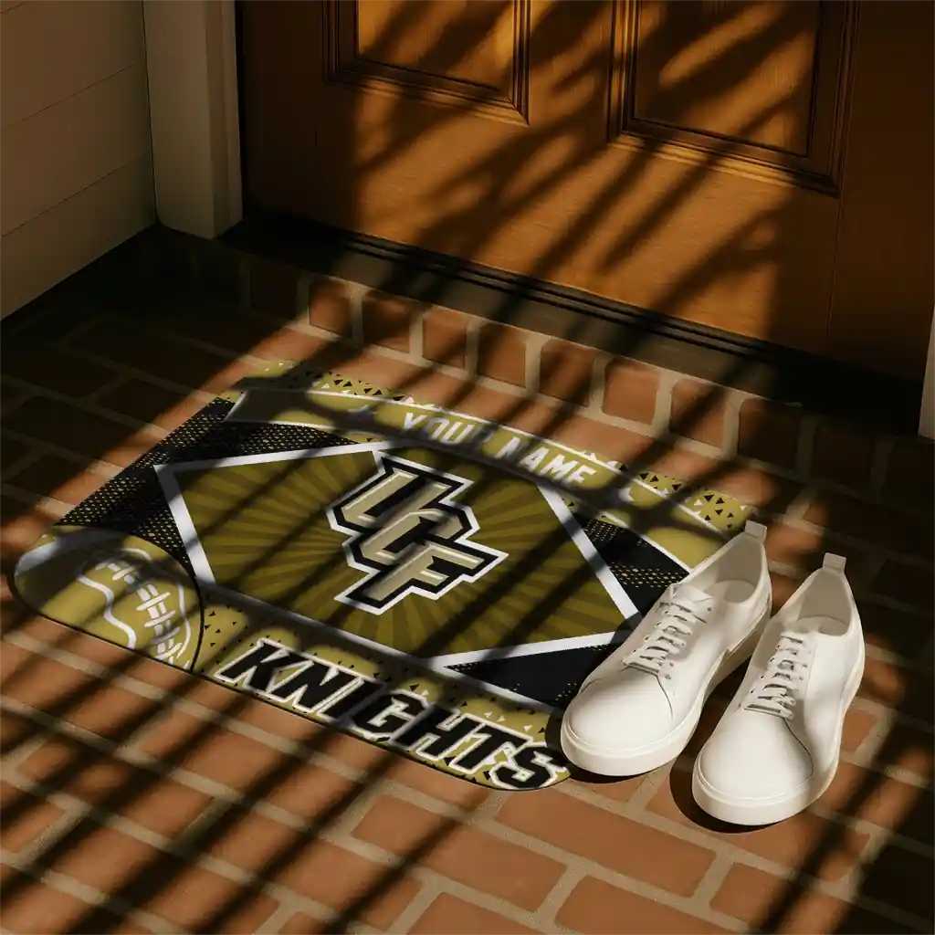 customized-ucf-knights-football-crest-gold-black-doormat-trendy.webp