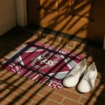 customized-umass-minutemen-football-crest-red-black-doormat-best-selling.webp