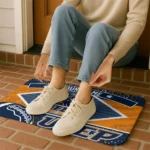 customized-utep-miners-football-crest-blue-black-doormat-best-selling.webp