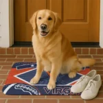 customized-virginia-cavaliers-football-crest-blue-black-doormat-best-selling.webp