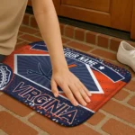 customized-virginia-cavaliers-football-crest-blue-black-doormat-best-selling.webp