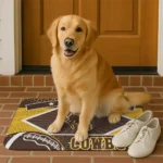 customized-wyoming-cowboys-football-crest-brown-black-doormat-best-selling.webp