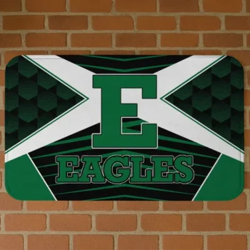 Eastern Michigan Eagles Techno Camo Green Black Doormat