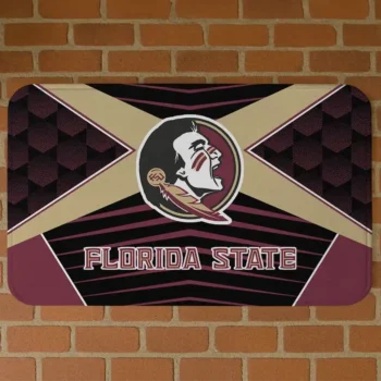 Florida State Seminoles Techno Camo Garnet Black Doormat