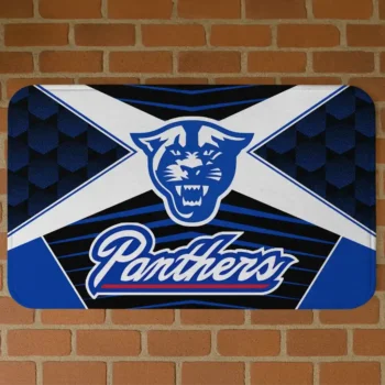 Georgia State Panthers Techno Camo Blue Black Doormat