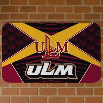 Louisiana-Monroe Warhawks Techno Camo Red Black Doormat