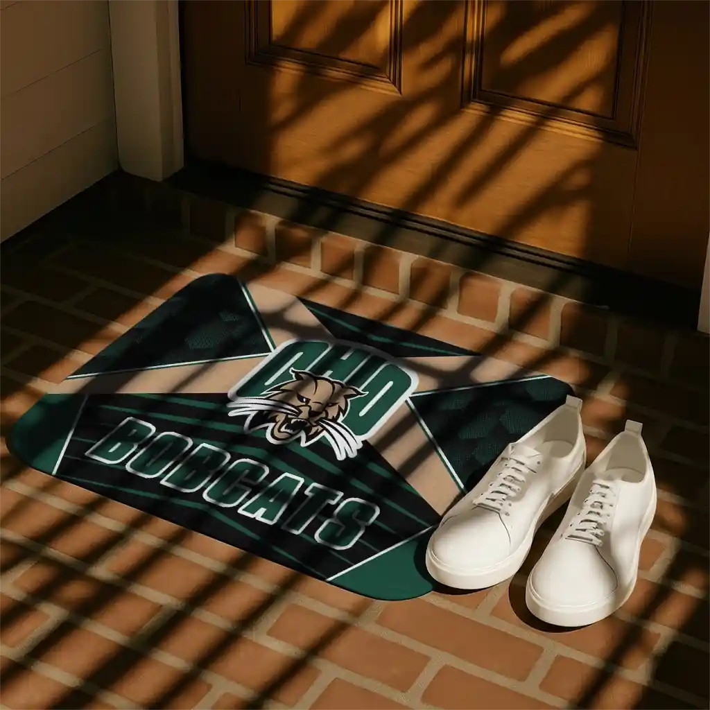 ohio-bobcats-techno-camo-green-black-doormat-trendy.webp