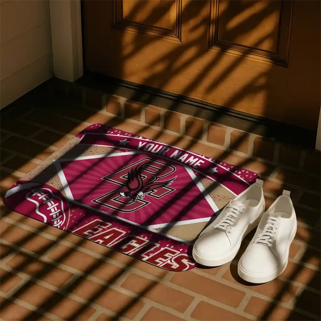 personalized-boston-college-eagles-football-crest-maroon-black-doormat-trendy.webp