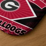 personalized-georgia-bulldogs-football-crest-red-black-doormat-best-selling.webp