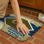 personalized-georgia-tech-yellow-jackets-football-crest-gold-black-doormat-best-selling.webp