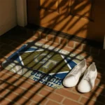 personalized-georgia-tech-yellow-jackets-football-crest-gold-black-doormat-best-selling.webp