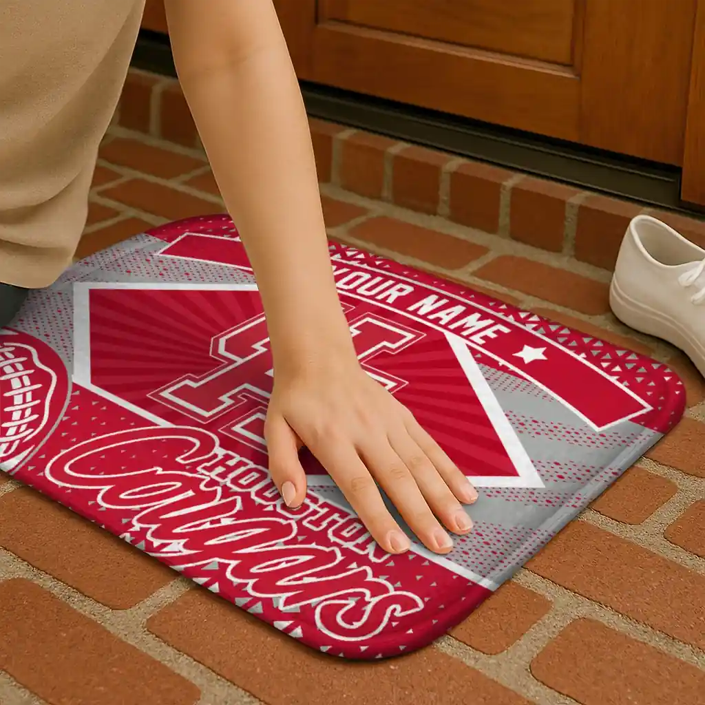 personalized-houston-cougars-football-crest-red-black-doormat-premium-grade.webp