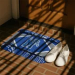 personalized-memphis-tigers-football-crest-blue-black-doormat-best-selling.webp