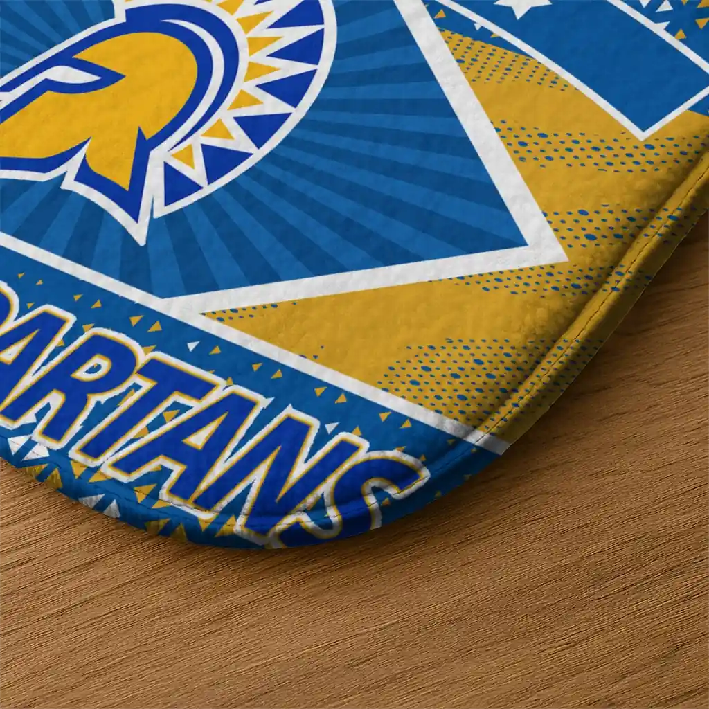 personalized-san-jose-state-spartans-football-crest-blue-black-doormat-latest-model.webp