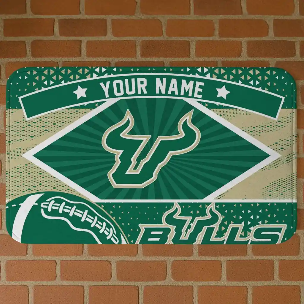 personalized-south-florida-bulls-football-crest-green-black-doormat-best-selling.webp personalized south florida bulls football crest green black doormat best selling