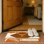 personalized-texas-longhorns-football-crest-orange-black-doormat-best-selling.webp