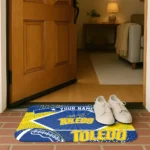 personalized-toledo-rockets-football-crest-blue-black-doormat-best-selling.webp