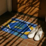 personalized-ucla-bruins-football-crest-blue-black-doormat-best-selling.webp