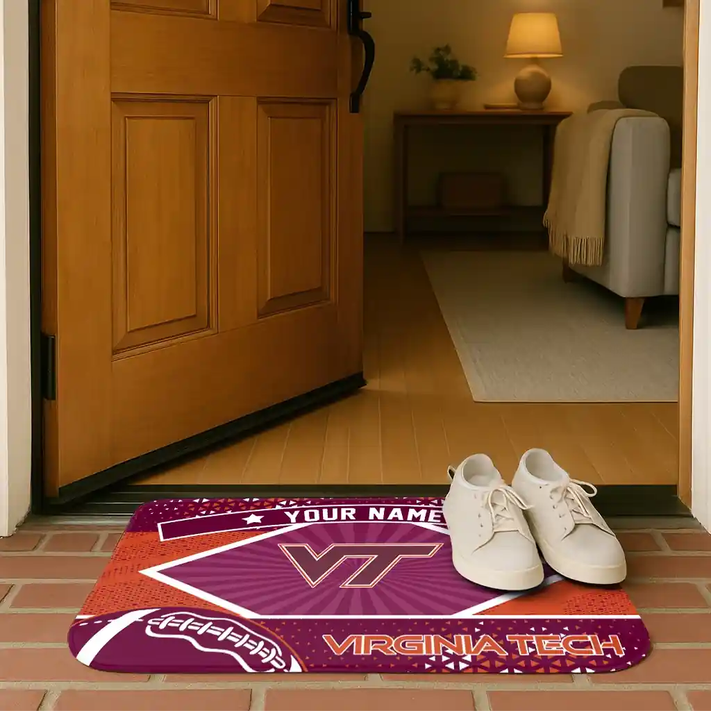 personalized-virginia-tech-hokies-football-crest-maroon-black-doormat-fashion-forward.webp