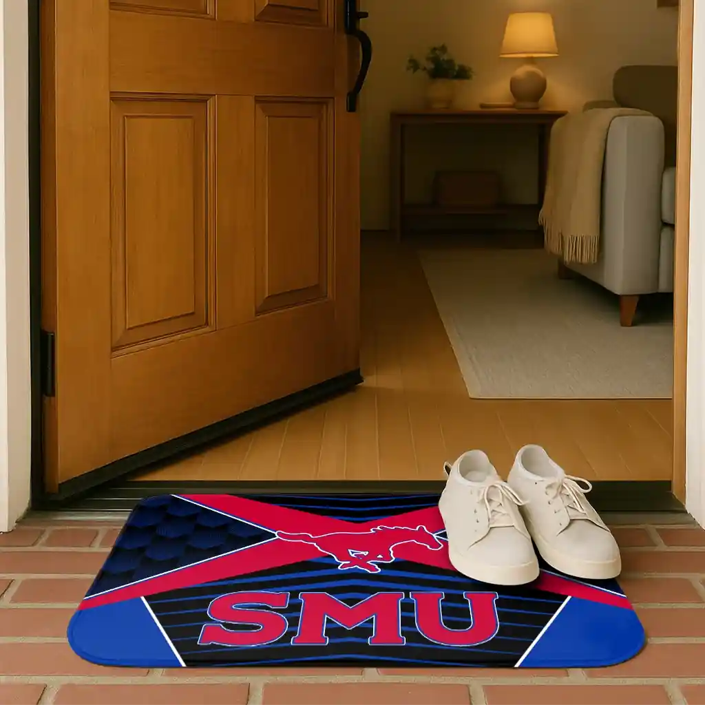 smu-mustangs-techno-camo-blue-black-doormat-fashion-forward.webp