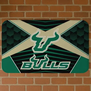 South Florida Bulls Techno Camo Green Black Doormat
