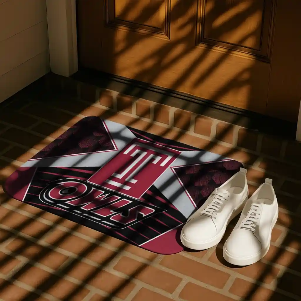 temple-owls-techno-camo-red-black-doormat-trendy.webp
