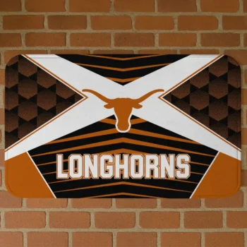 Texas Longhorns Techno Camo Orange Black Doormat