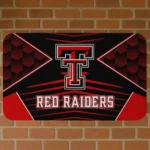 Texas Tech Red Raiders Techno Camo Red Black Doormat