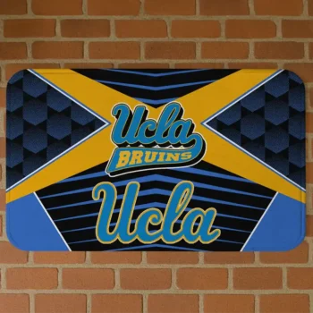 UCLA Bruins Techno Camo Blue Black Doormat