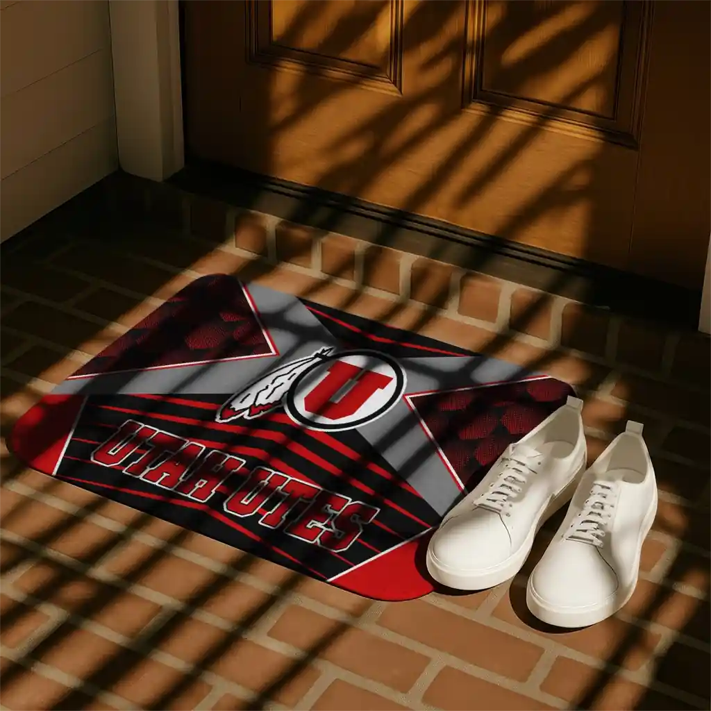 utah-utes-techno-camo-red-black-doormat-trendy.webp