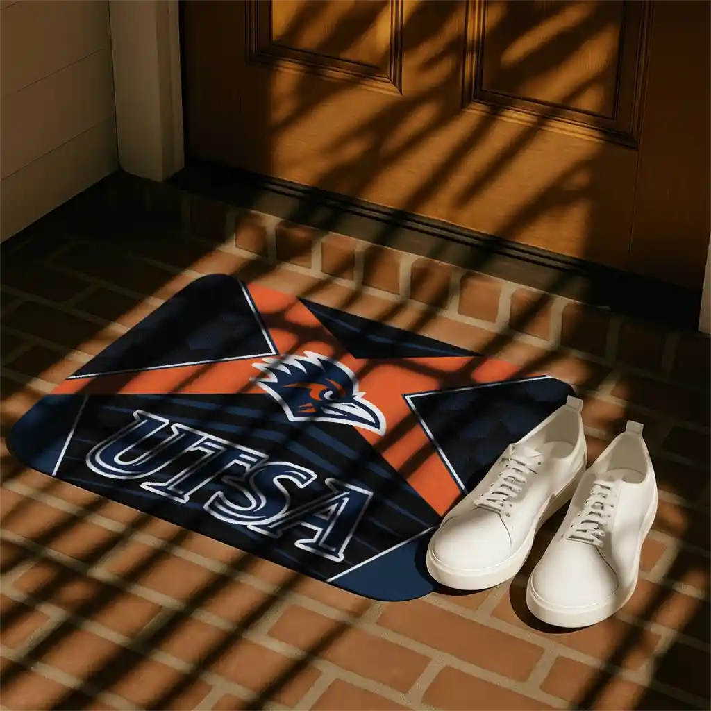 utsa-roadrunners-techno-camo-orange-black-doormat-trendy.webp