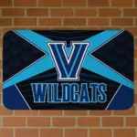 Villanova Wildcats Techno Camo Navy Black Doormat