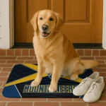 west-virginia-mountaineers-techno-camo-blue-black-doormat-best-selling.webp