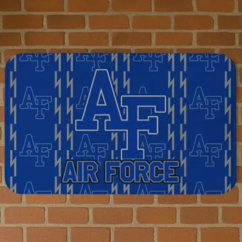 Air Force Falcons Bolt Row Blue Doormat