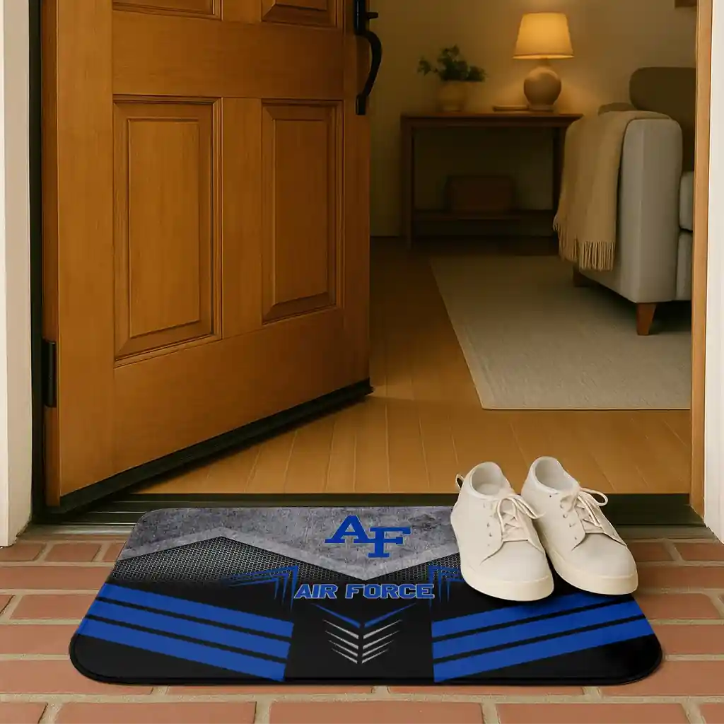air-force-falcons-chevron-points-blue-black-doormat-fashion-forward.webp