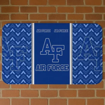 Air Force Falcons Chevron Stack Blue Doormat
