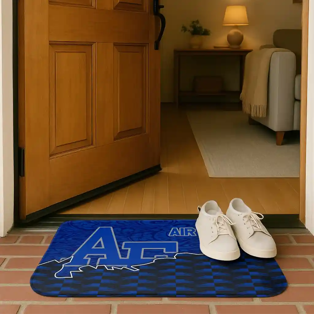 air-force-falcons-tribal-detailing-blue-black-doormat-fashion-forward.webp