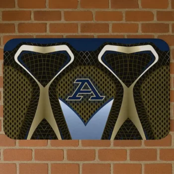 Akron Zips Torso Pattern Doormat