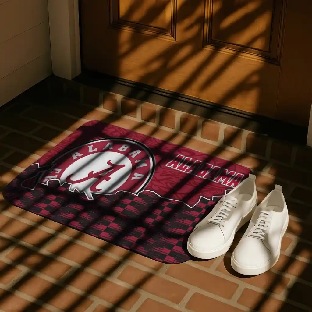 alabama-crimson-tide-tribal-detailing-crimson-black-doormat-trendy.webp