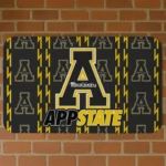 Appalachian State Mountaineers Bolt Row Black Doormat