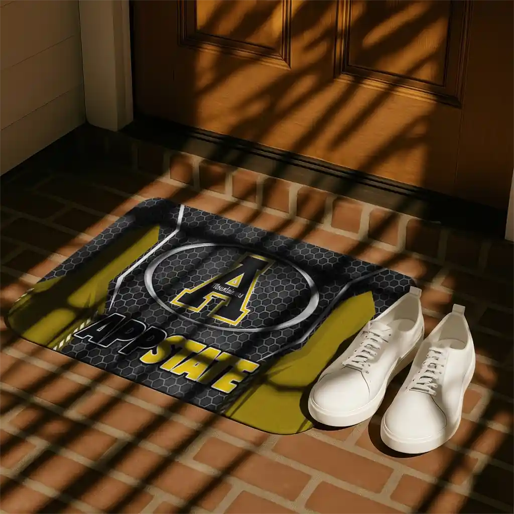 appalachian-state-mountaineers-hexagon-oval-black-doormat-trendy.webp