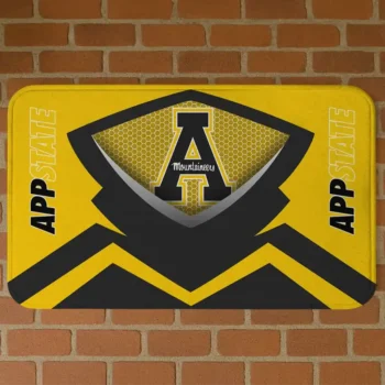 Appalachian State Mountaineers Ninja Mesh Black Doormat