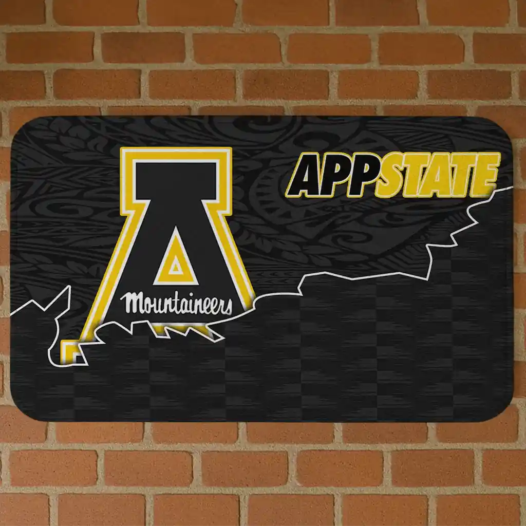 appalachian-state-mountaineers-tribal-detailing-black-doormat-best-selling.webp appalachian state mountaineers tribal detailing black doormat best selling