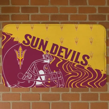Arizona State Sun Devils Football Pride Maroon Doormat