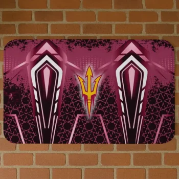 Arizona State Sun Devils Graphic Stripes Maroon Doormat