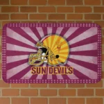 Arizona State Sun Devils Helmet Centerpiece Maroon Doormat
