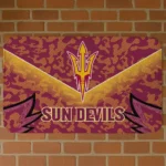 Arizona State Sun Devils Layered Lines Maroon Doormat