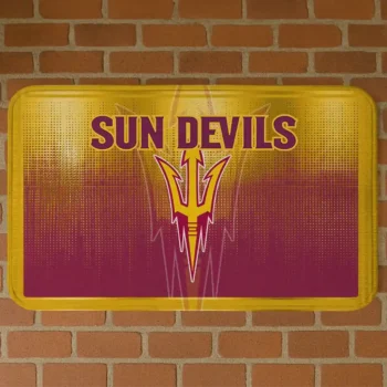 Arizona State Sun Devils Pixel Blur Maroon Doormat
